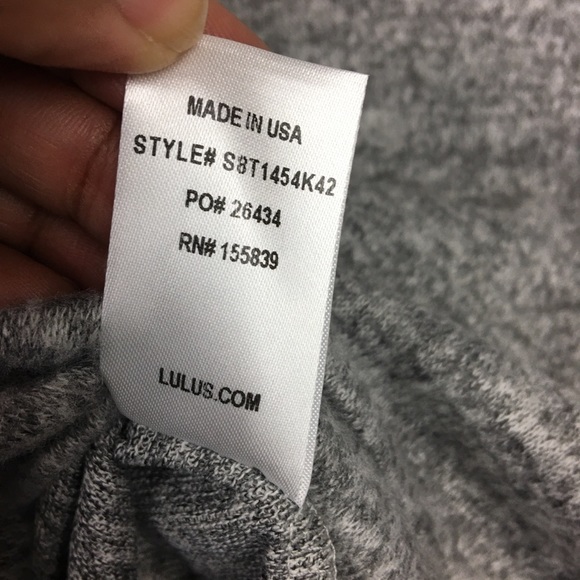 Lulus Large Grey Soft Boat Neck Sweater 3/4 sleeve - Picture 9 of 10